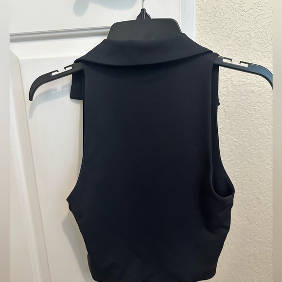 Aritzia Contour Polo Tank in Black - Picture 4 of 4